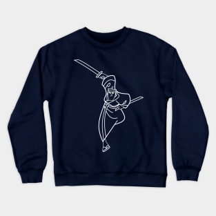 Samurai Jack (line art) Crewneck Sweatshirt